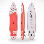 GLORY BOARDS ® Stand up Paddling Board aufblasbar – bis 180kg Tragkraft – komplettes SUP Set inkl. Carbonpaddel, Pumpe, Rucksack – Kajak Option – leichtes Stand up Paddle Board