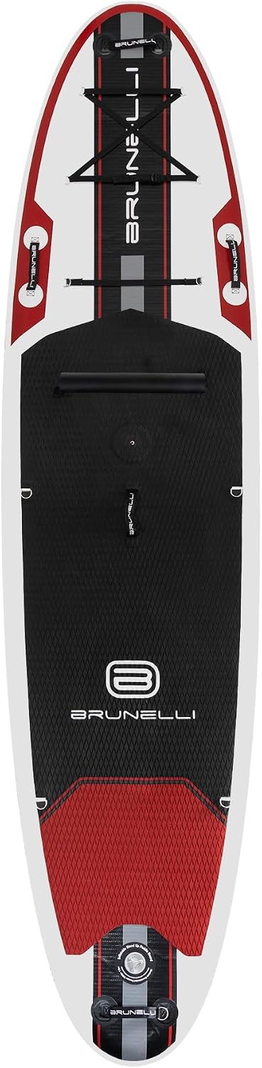 BRUNELLI 10.8 Windsurf Woven Double Layer Premium SUP Board aufblasbar Stand Up Paddle Checker 4,5qm Rigg