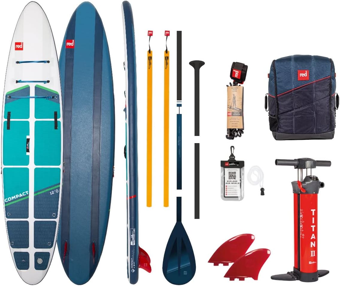 61ai0A63CVL._AC_SL1200 Red Paddle Co 12'0" COMPACT Set Stand Up Paddle Board SUP 5pcs Carbon Paddel 2022