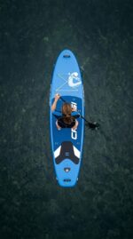 CRESSI seit 1946 - Ultra Isup/Kayak Set - Aufblasbares SUP Board für Erwachsene Große Stabilität Strapazierfähigkeit Komplett Zubehör Paddel Flosse Pumpe Leine Tasche_320x81x15 cm Max 130 kg