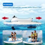 700W Electric Inflatable Jet Ski, Inflatable Combo Boat Kit with SUP Motor, Remote Control Propeller, Handle Storage Bag and Propeller, Max Capacity 220kg(485lb), Velocidad de 3-11km/h